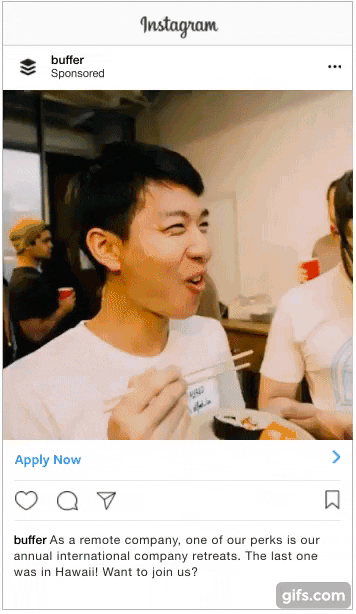 در مقایسه با تبلیغات ویدیویی ، تبلیغات نمایش اسلایدی در اینستاگرام بسیار سبک است. از آنجا که آنها حداکثر 10 فریم دارند ، هیچ مشکلی در بارگیری وجود ندارد.