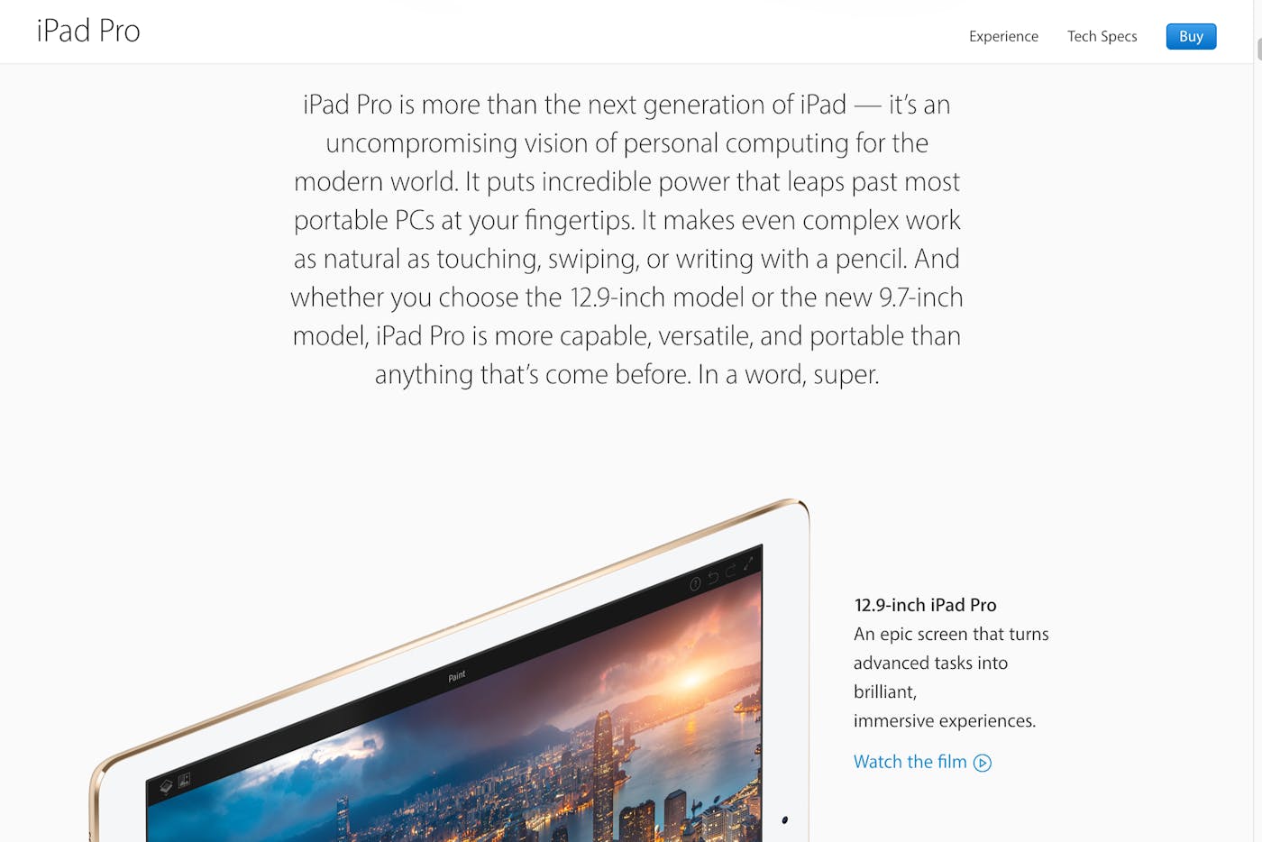 توضیحات محصول iPad Pro