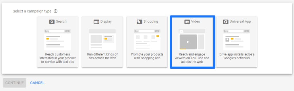 Menghubungkan iklan Anda ke video