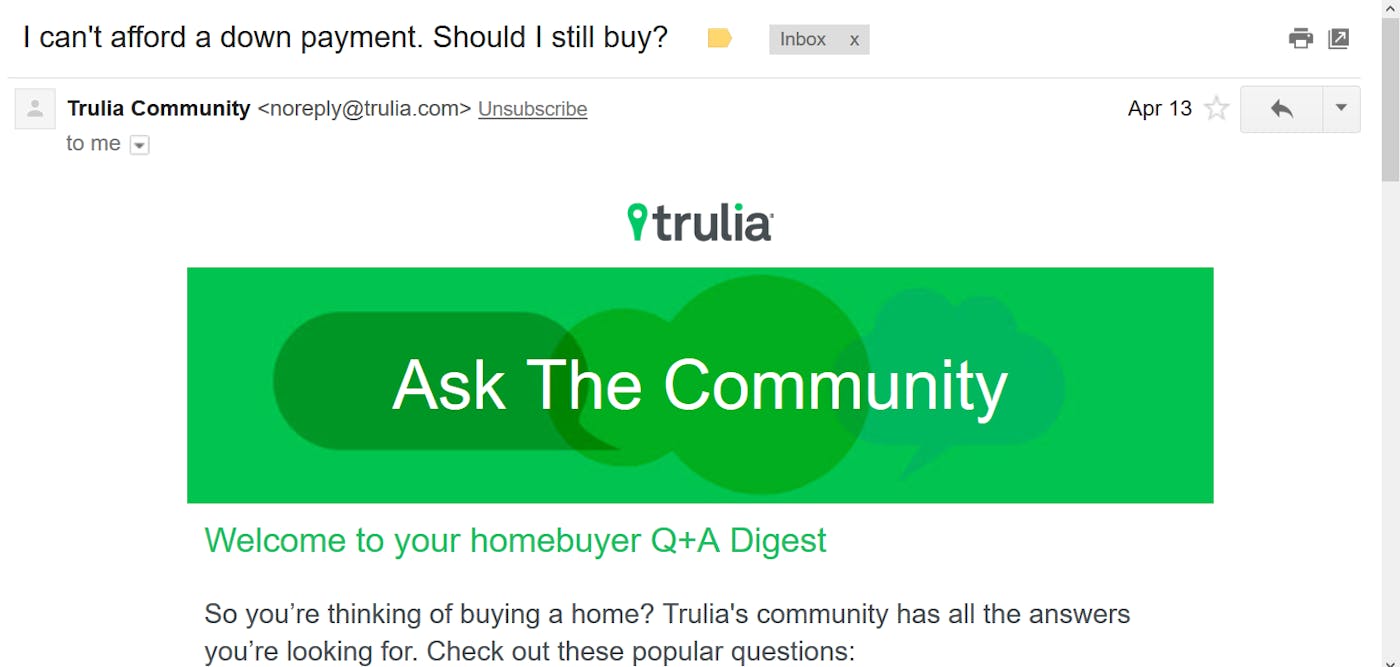 این ایمیل قول می دهد پاسخ سؤال را در خط موضوع به مشترک بگویید.