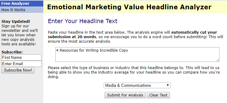 Marketing emocional Valor do seu conteúdo.