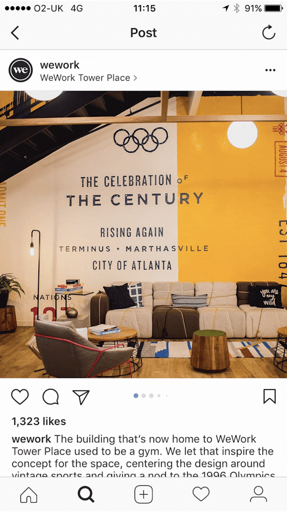 WeWork پیروان اجتماعی خود را در پشت صحنه نشان می دهد